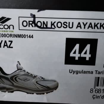 Lescon Marka Orion Koşu Ayakkabısı Üretici Hatasını Kabul Etmiyor