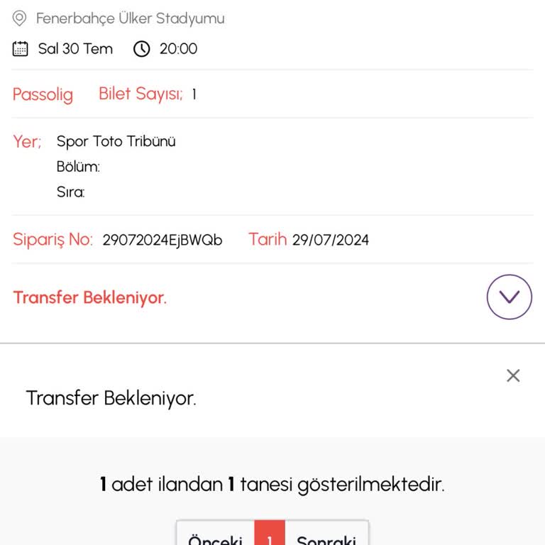 Passolig Fenerbahçe Lugano Maç Bileti