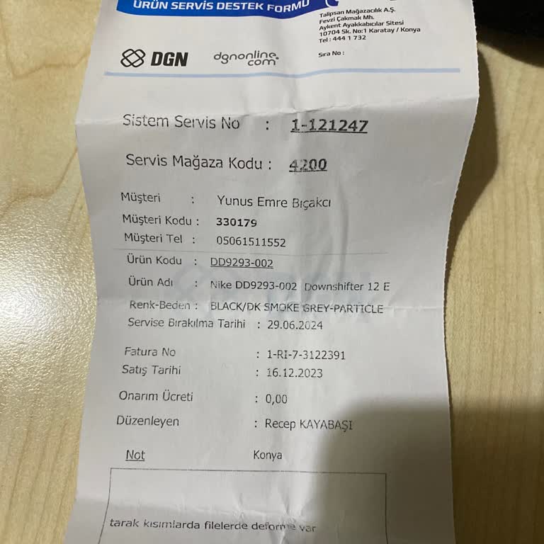 Doğan Çanta Garanti Servisi İlgisizlik Ve Gecikme