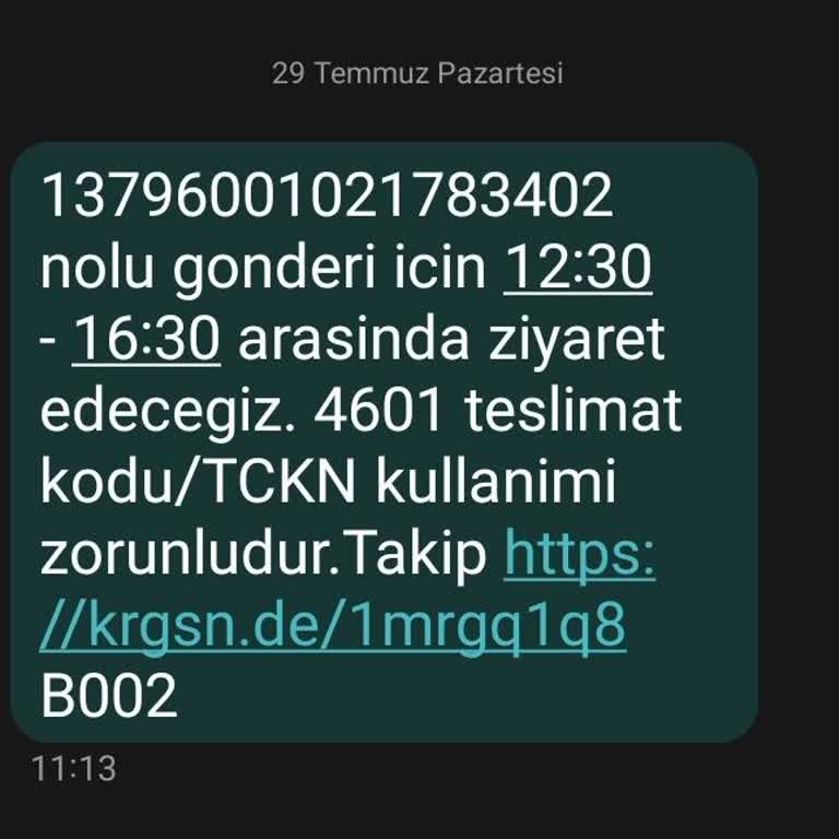 Kargom Sende | Gönderi Dağıtıma Çıkmasına Rağmen Elime Ulaşmadı. |