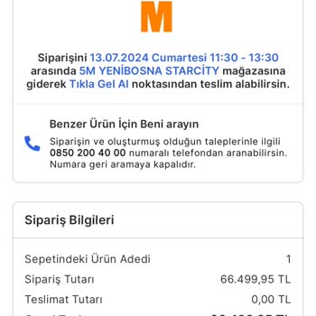 Migros Online Satın Alma İşleminde Yaşanan Sorun Ve Mağaza Personelinin Kaba Davranışları
