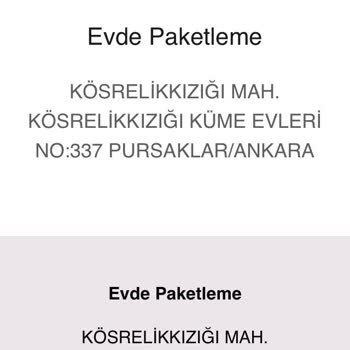 Space Paketleme Space Paketle Hakkımda İşlem Yapmasın