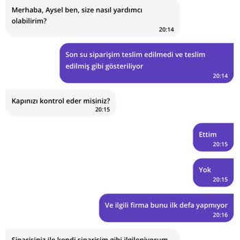 Trendyol Hızlı Market Getir Saka Sipariş Teslim Etmeme Ve İlgilenmeme