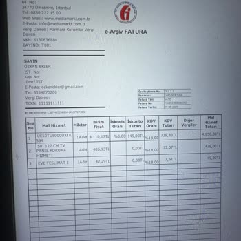 Samsung TV Panel Arızası