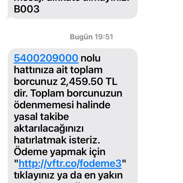 Vodafone Şikayet Acil Dönüş
