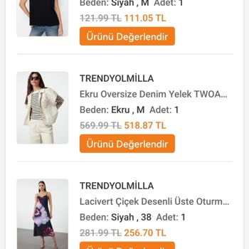 Trendyolmilla İade Ödemeleri Eksik