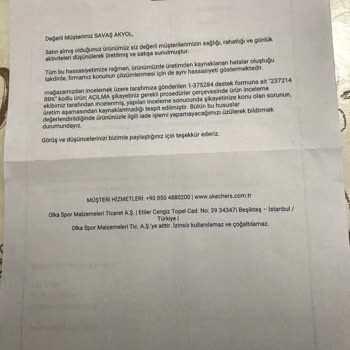 Kısa Süreli Kullanım Da Önü Açılan Ayakkabı Skechers Ayakkabı