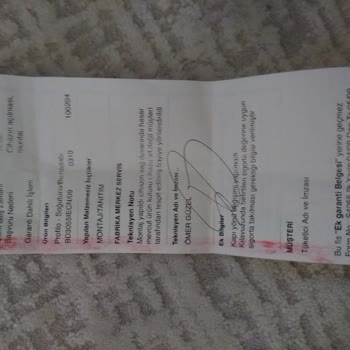 Sıfır Aldığımız Beyaz Eşya Profilo Tesir Kullanılmış Ürün Çıktı