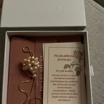 Pearl & Rose Jewelry Pearl Rose Takı Ve Tasarım Kolye İlk Takmada Koptu