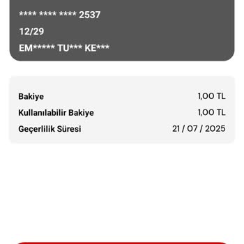 Passolig Kartıma Para Yükledim Bakiyemde Gözükmüyor.