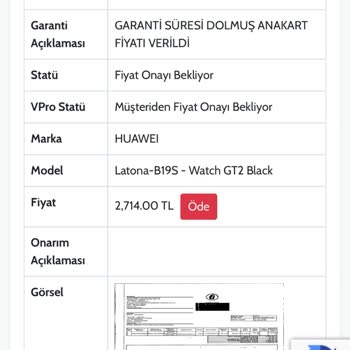 Ouno Service Garantili Cihazdan Ücret Talep Ediyorlar