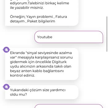 Digiturk Müşteri Hizmetleri Mağduriyeti