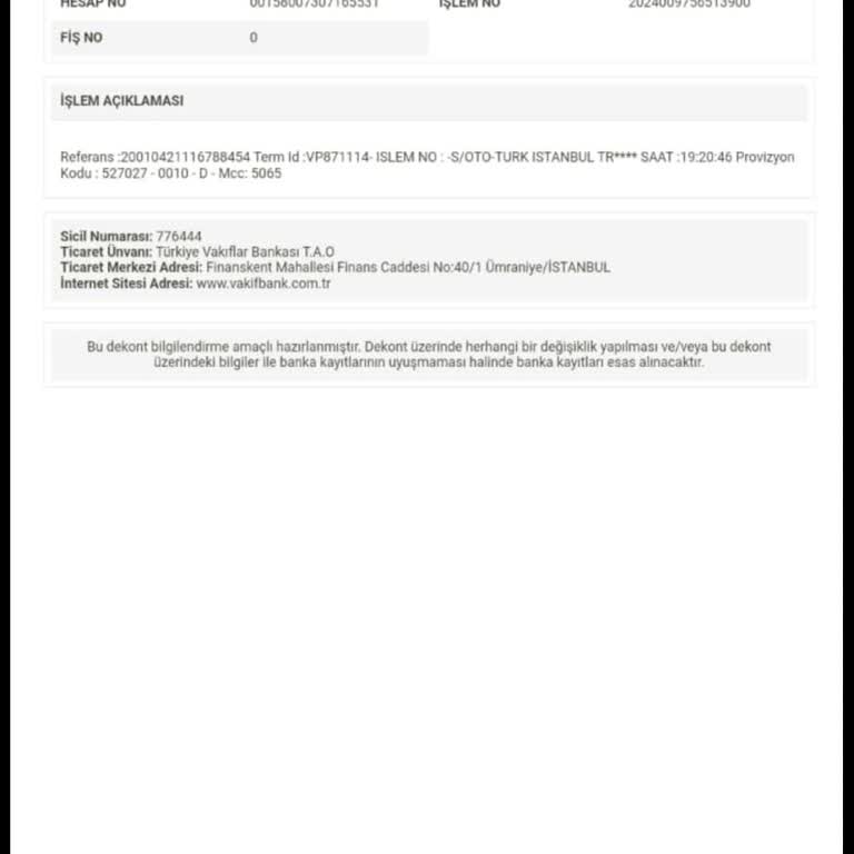 Oto Danışman Para Alındı Ama İşlem Yok Geri İadesini İstiyorum