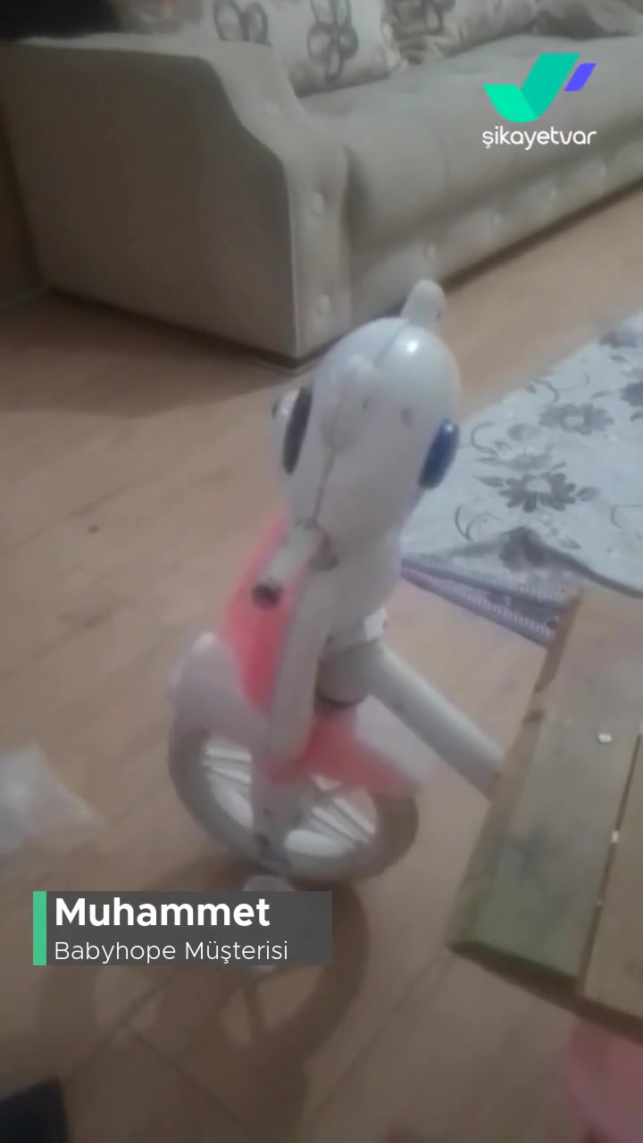 Babyhope Panda Çocuk Bisiklet Arızası! videonun kapak resmi