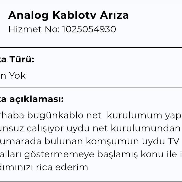 Kablo Net Bağlantı Sırasında Başka Kullanıcıların Yayınının Kesilmesi