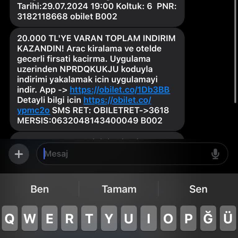 Obilet Yanlış Aldığım Bileti İptal Etmeyerek Mağdur Etti.