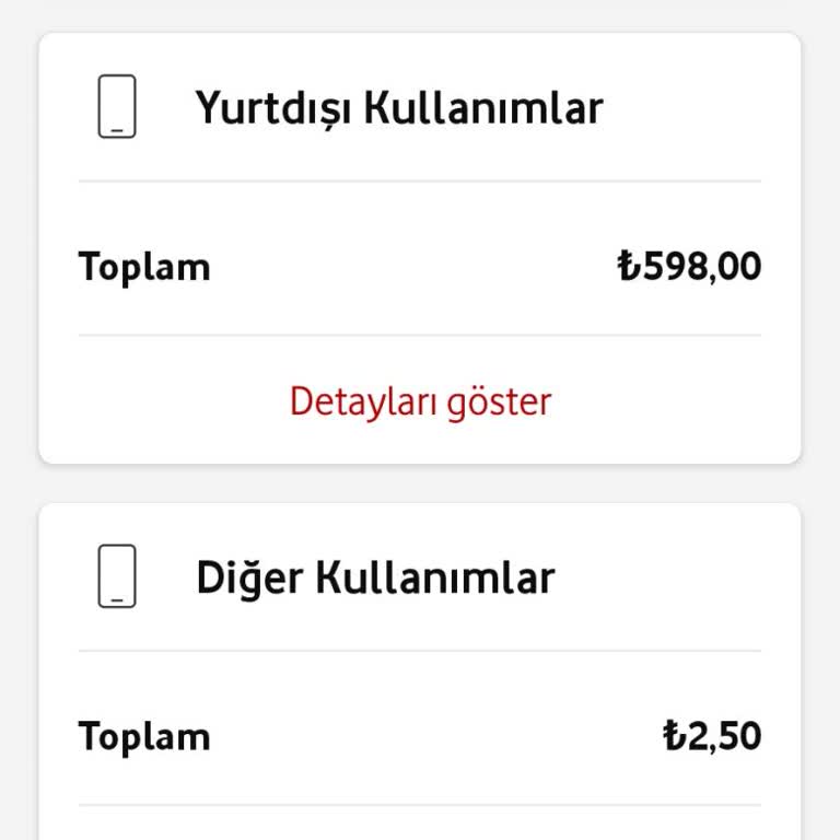 Vodafone Yurt Dışına Çıkmadan Yurt Dışı Faturası