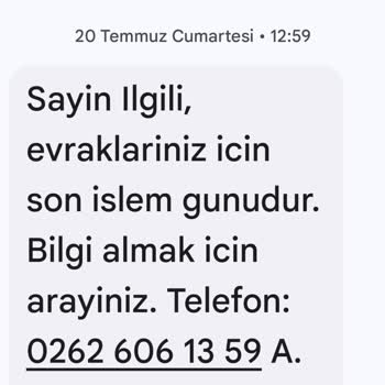 Nadir Hukuk (SMS) Kişisel Verilerimin İzinsiz Kullanımı Ve Haksız Ödeme Talebi