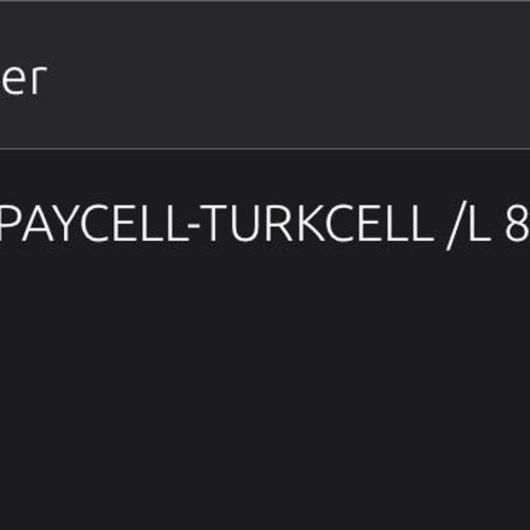 800₺ Paycell -Turkcell Ödemesi