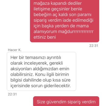 Yemek Sepeti Mağdur Ettiler