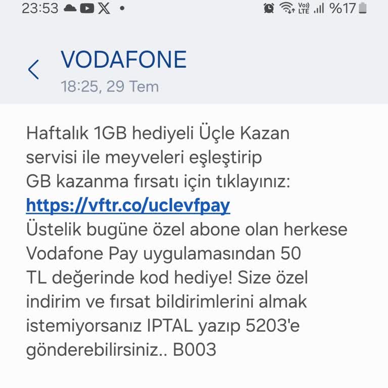 Vodafone Çaktırmadan Oyun Aboneliği Yaptı