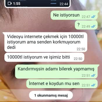 Telegram Cinsel Video Çekip İnsanlardan Para İstiyor