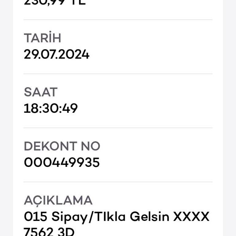 Tıkla Gelsin Paramın İadesini Talep Ediyorum