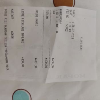 Klips Concept Anamur Şube Değişim Kabul Etmedi