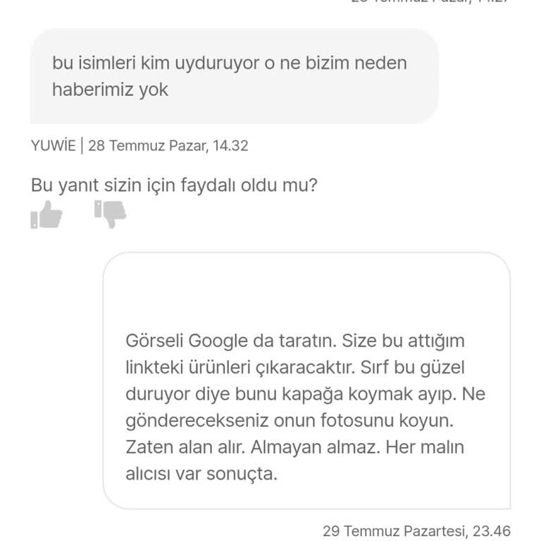 Hepsiburada Satıcı Müşteriye Hakaret Ediyor