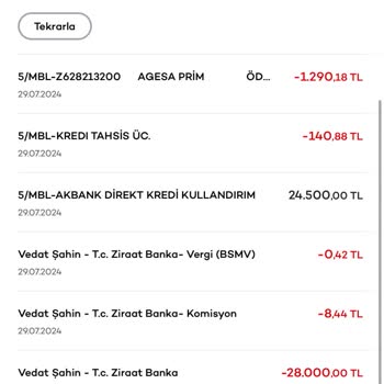 Akbank Hesabımdan Onaysız Kredi Çekilmesi