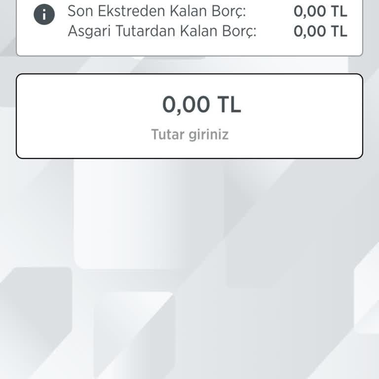 Ziraat Bankası Ziraat Kredi Borcum Gözükmüyor