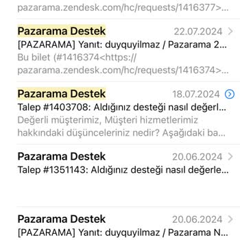 Pazarama Sitesi Alışveriş Pişmanlığı