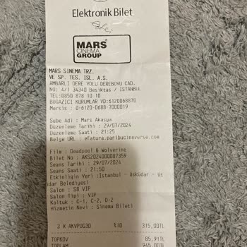 Paribu Cineverse Akasya AVM Mars Club'da Film Görüntü Sıkıntısı