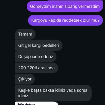Sanvito Moda İade Yaparız Fakat Kargo Bedelini Ödersiniz Diyor