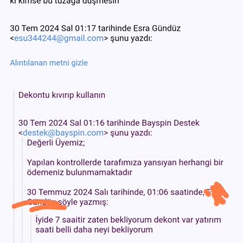 Bayspin Yatırım Onayında Gecikme Ve Sürekli Yönlendirme Sorunu