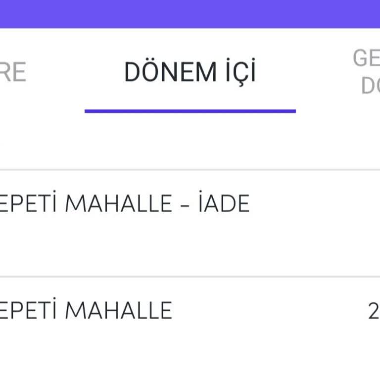 Yemek Sepeti. İadeden Komisyon Kesintisi