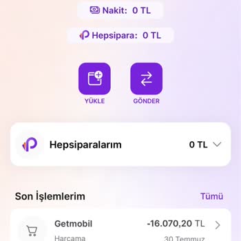 Getmobil Para Çekildi Sipariş Ortada Yok