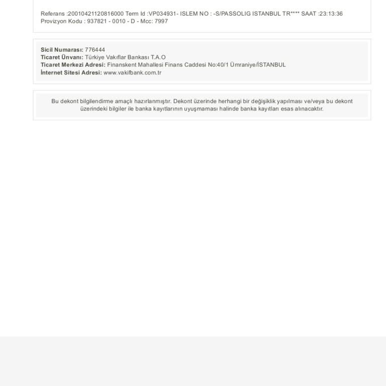 Passo Lig Para Düşmedi