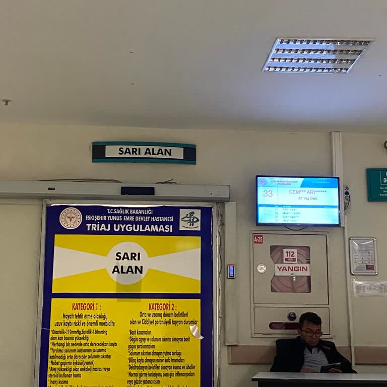 Eskişehir Yunus Emre Devlet Hastanesi Eskişehir'deki Hastane Acil Servisindeki Bekleme Süreleri