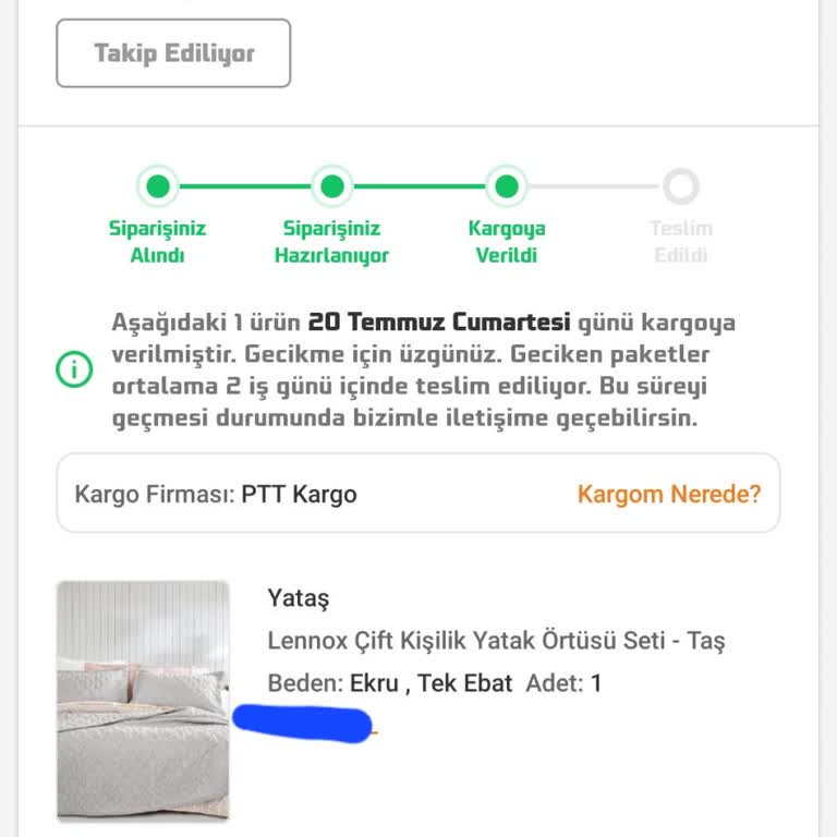PttAVM PTT Kargo İle Yaşanan Teslimat Sorunu Ve Yataş'ın Sorumluluğu
