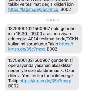Mavi Ürün Teslim Edilmemesi