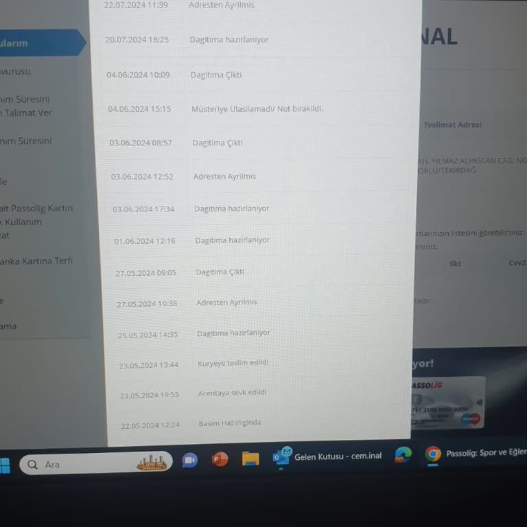 Ücreti Ödediğimiz Halde Passolig Kartı Göndermiyorlar