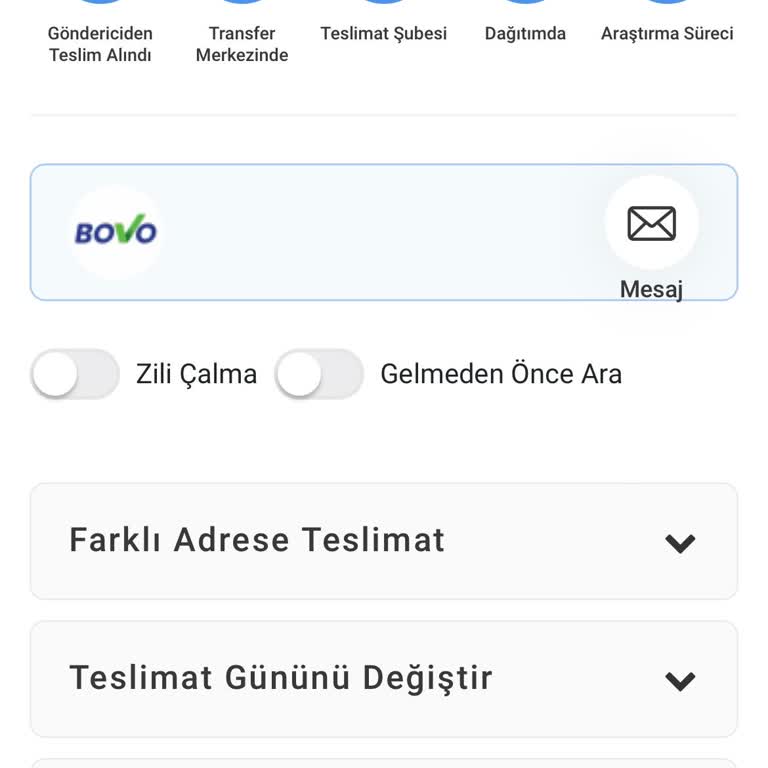Bovo Kargoları Bulamıyor Teslim Edemiyor