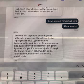 Yemek Sepeti Kurye Hizmeti Sorunları Ve İletişim Problemleri