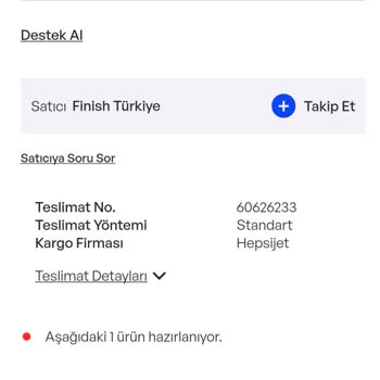İdefix'den Gelmeyen Sipariş