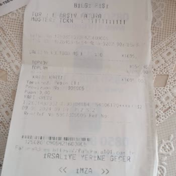 A101 Aldığım Ürün Gelmedi