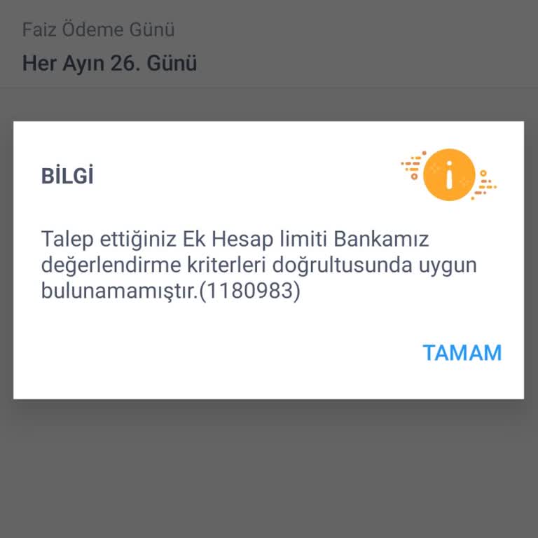 İş Bankası Bana Ek Hesap Açmıyor
