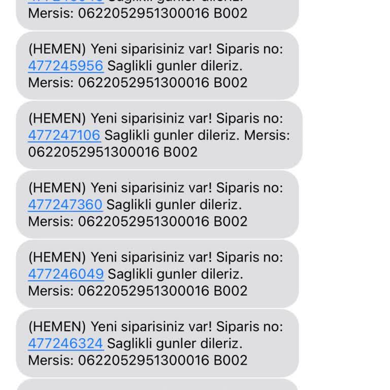 Migros Sürekli Yeni Siparişiniz Var Diye SMS Geliyor