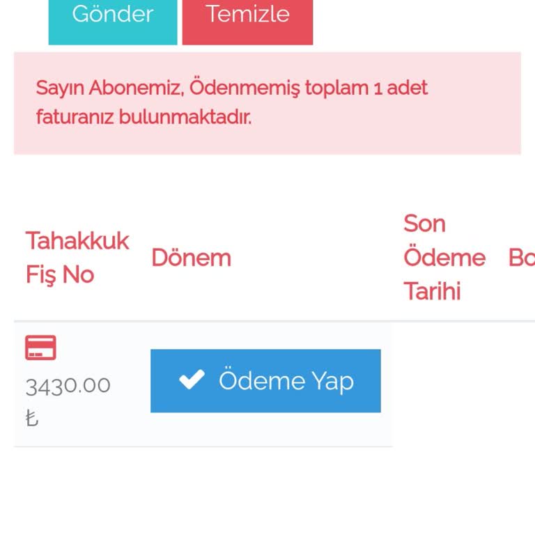 CK Enerji Akdeniz Elektrik 3500 ₺ Ev Faturası