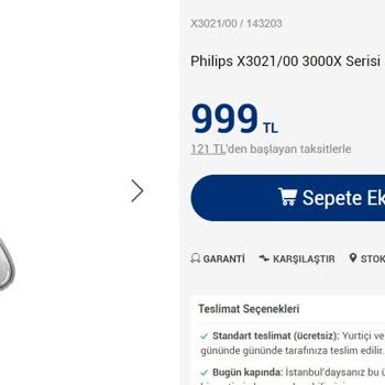 PHILIPS Ev Aletleri Philips'in Yedek Başlığı Yeni Tıraş Makinesinden Daha Pahalıya Satması